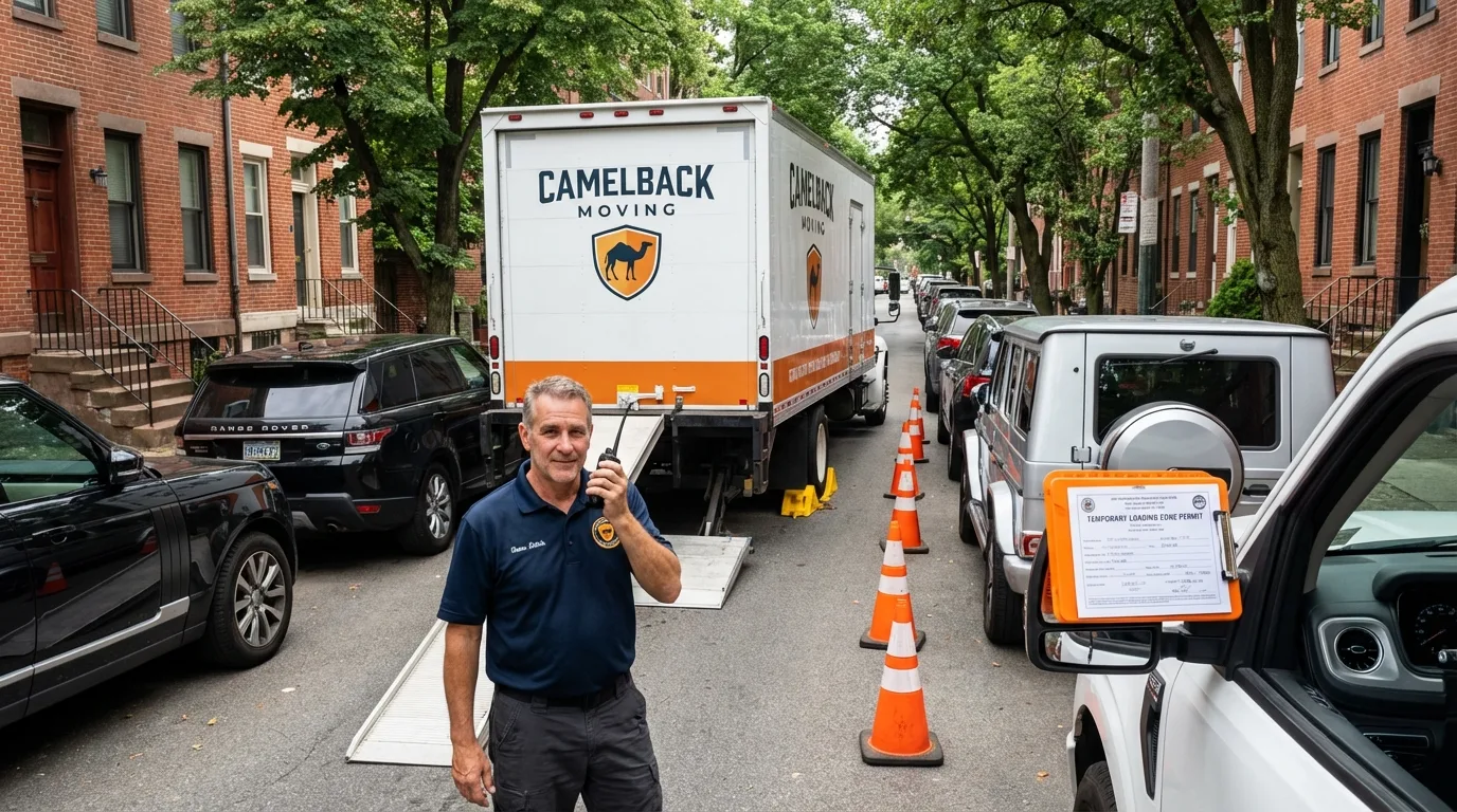 City street loading permit setup in Farmville, VA