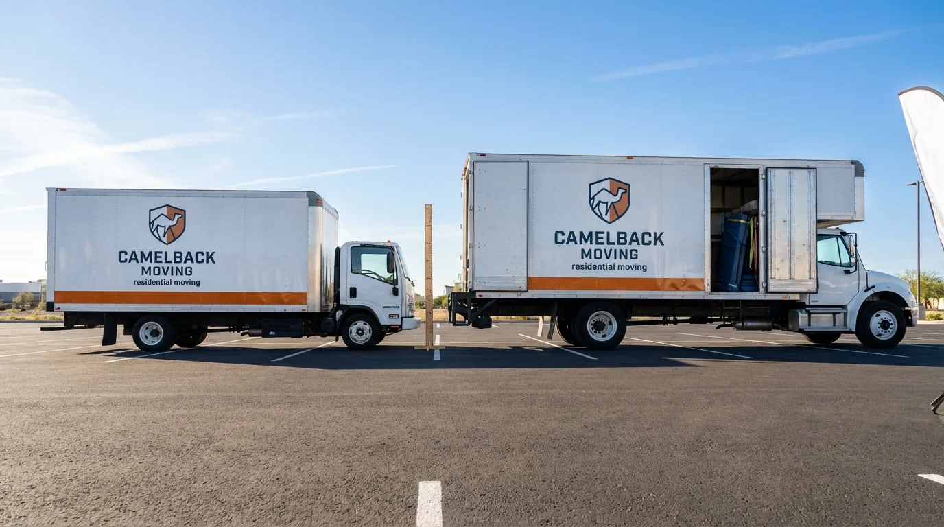 Moving truck size capacity guide in Farmville
